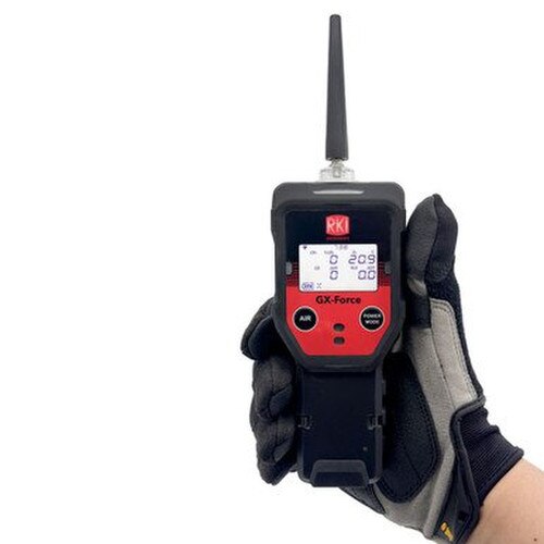 Multi Unit Rki Charger RKI GX-Force Sample Draw Multi-Gas Detector with Li-Ion battery pack ...
