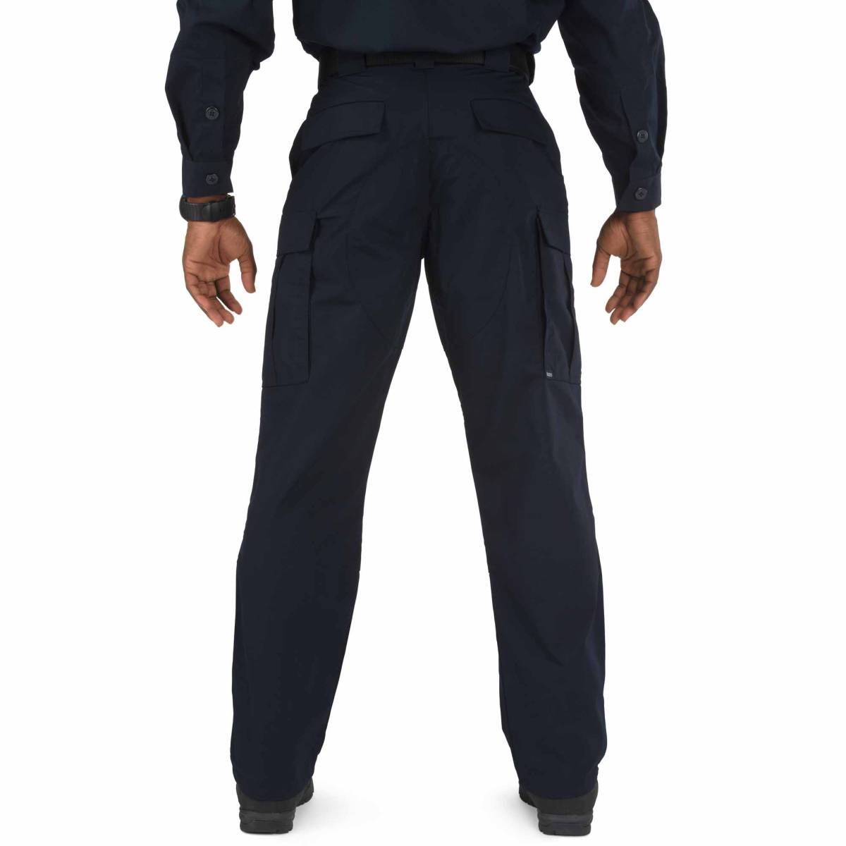 5.11 Tactical Pantaloni Uomo Ripstop TDU - Taglia 2X, Blu Scuro - Tessuto Resistente Con Teflon, Tasche Cargo E Ginocchiere - 2