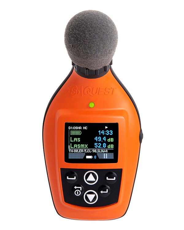 TSI Quest EG8-D Edge 8 Personal Noise Dosimeter with Dock