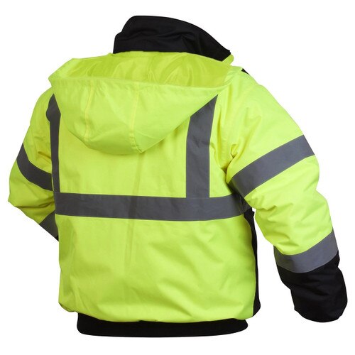 Pyramex RJ3210T Type R Class 3 Tall Black Bottom Bomber Jacket ...