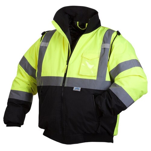 Pyramex RJ3210T Type R Class 3 Tall Black Bottom Bomber Jacket ...