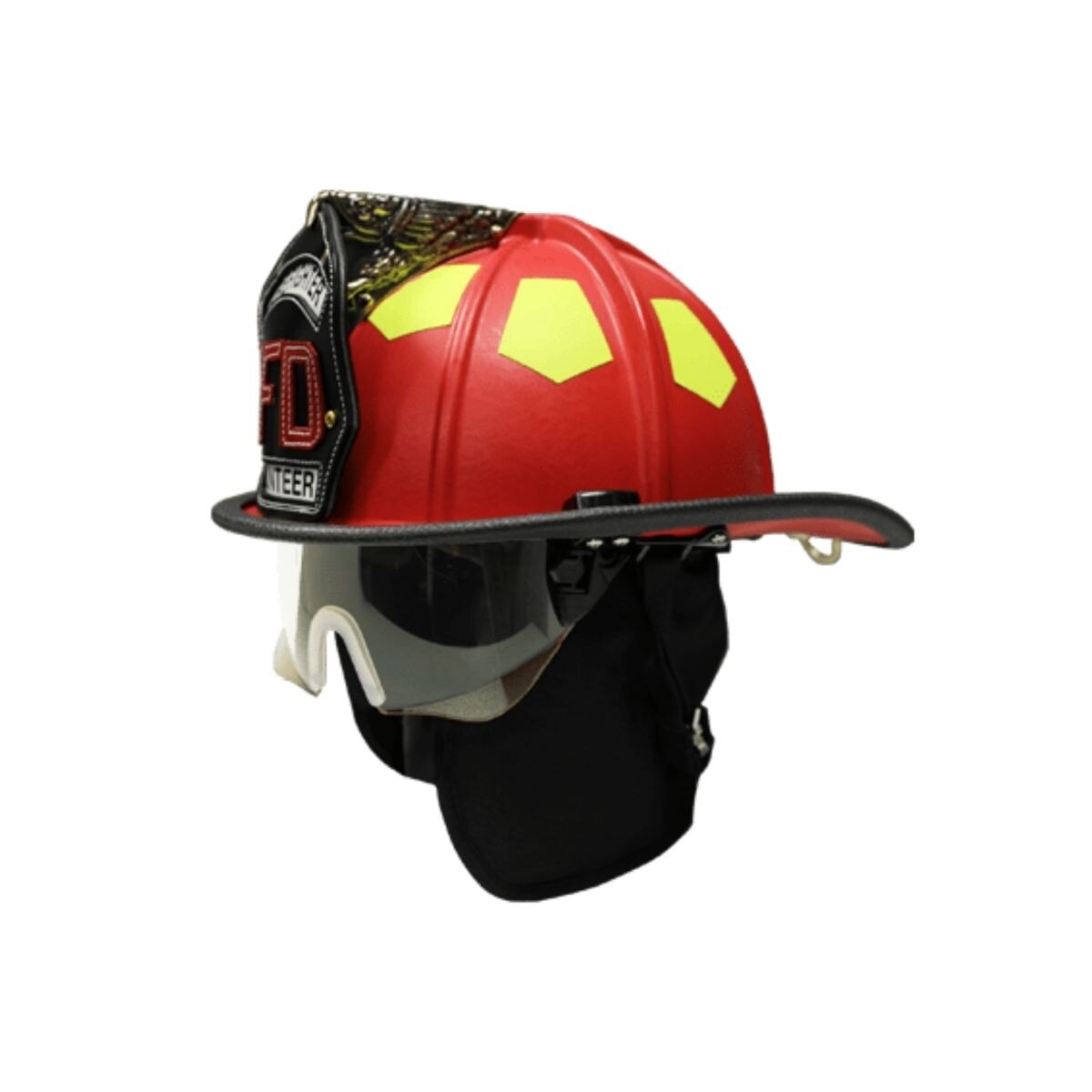 Bullard UST-LW Lightweight Structural Fire Helmet with 6
